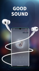 DR100 Lightning interface wired music headset