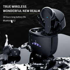 DL103-1TWS bluetooth headset waterproof and sweatproof digital display 30 hours battery life