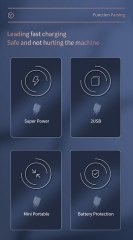 DT03-E 2.4A Smart Security Charger Dual USB Charging