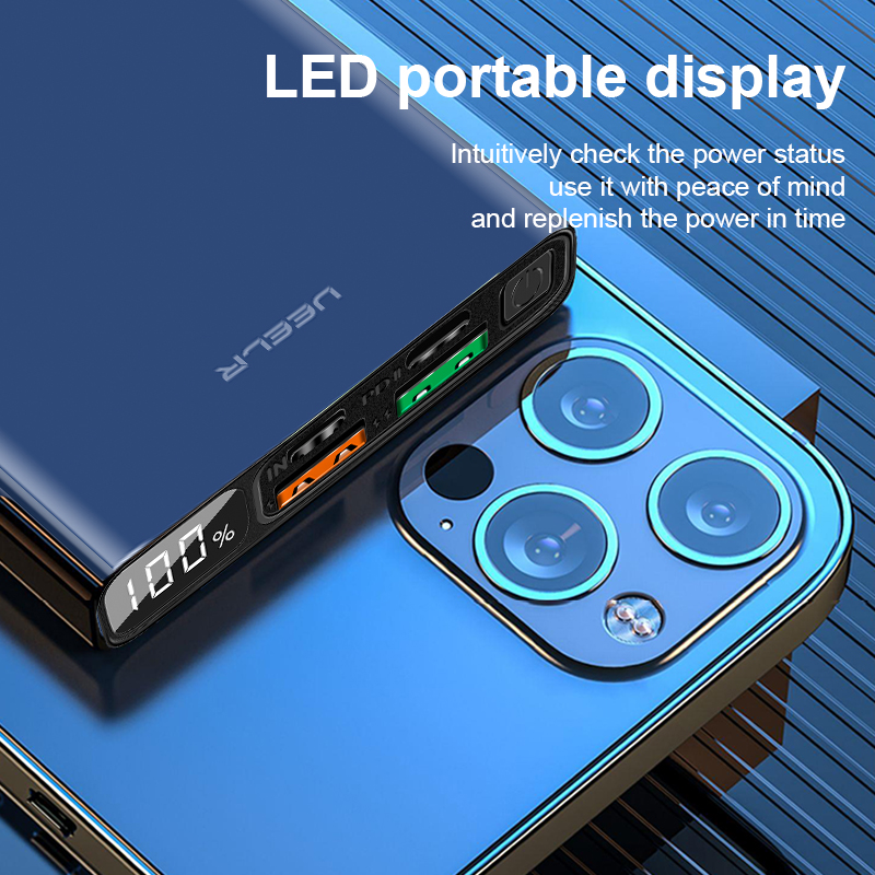 DY291 10000mAh Fully Compatible·Metal Digital Display Power Bank