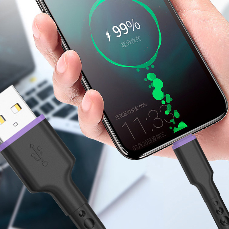 DX225 3 in 1 Liquid soft glue fast charging data cable