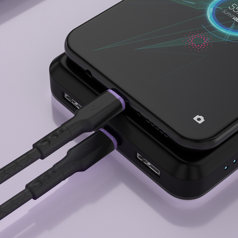 DX225 3 in 1 Liquid soft glue fast charging data cable