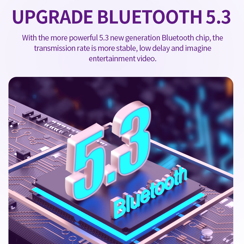 DL110 9D Surround Sound Neckband Sports Headphones