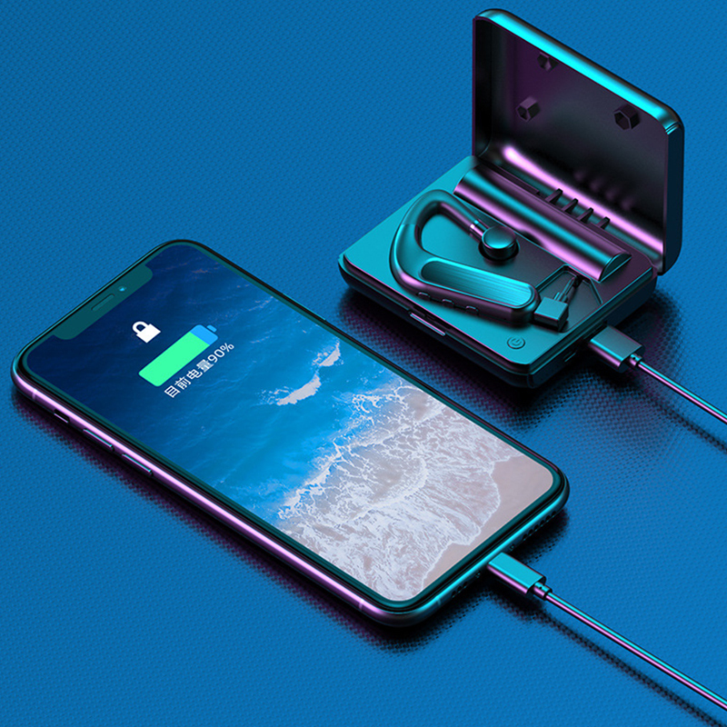 DL116Ear-mounted bluetooth headset 180° rotation for left and right ears