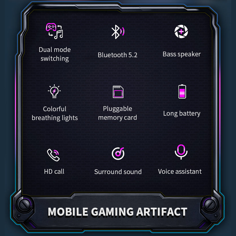 DL121Headset wireless bluetooth headset non-inductive delay gaming headset