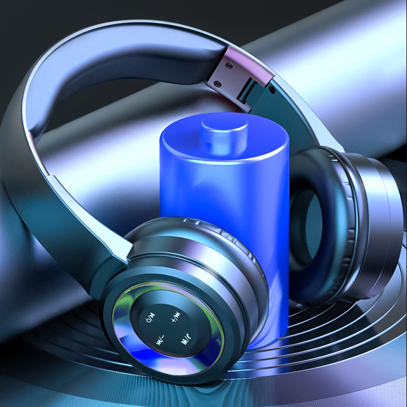 DL122 Foldable Headset Bluetooth Headset 8D Surround Sound