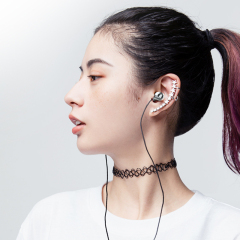 DR130W Shiny Personality Wired Earphone