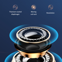 DR132W 3.5MM In-ear Metal Wired Earphone