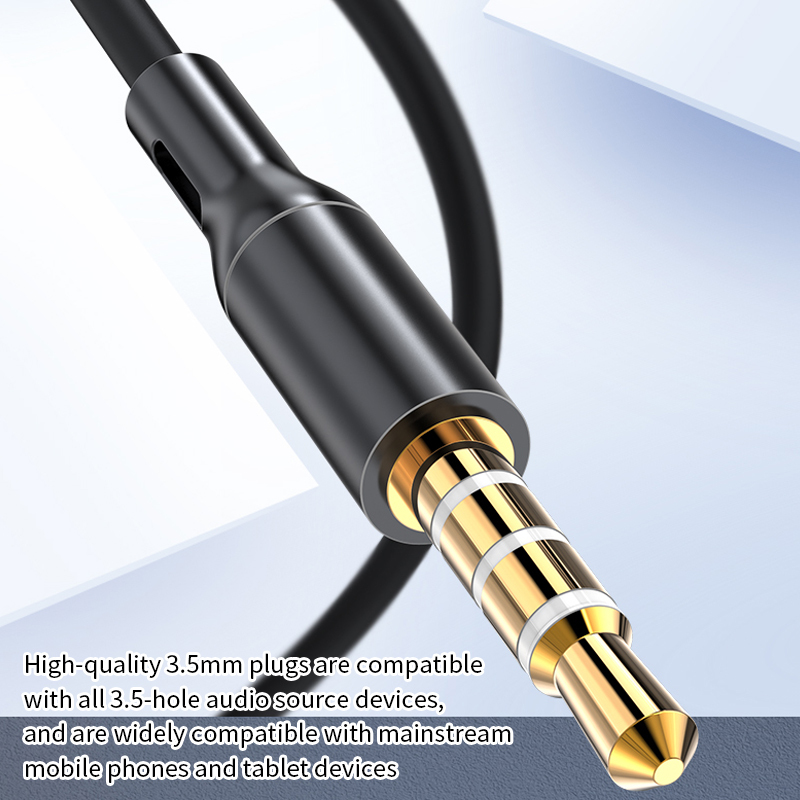 DR130W Shiny Personality Wired Earphone
