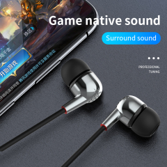 DR130W Shiny Personality Wired Earphone