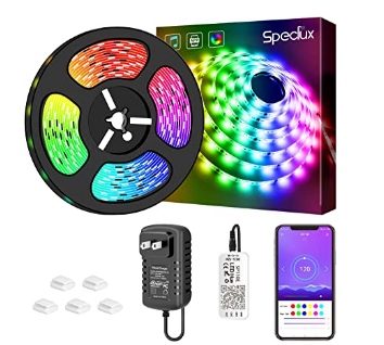 Speclux Dream Color Smart LED Light Strips Phone App Controlled