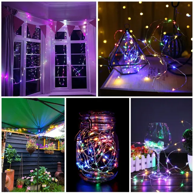 33ft USB Powered Fairy Lights with Remote