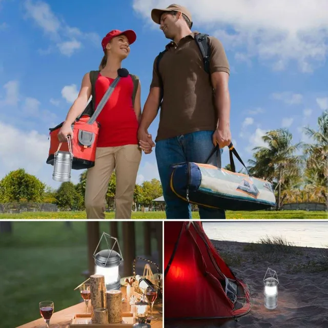 Battery Operated LED Lantern with Magnetic Base