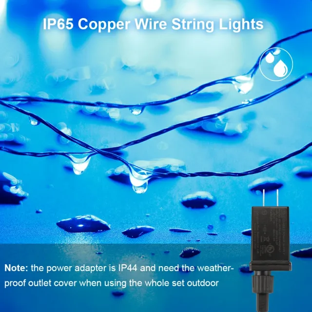 3m Waterproof Extension Cable Outdoor String Fairy Lights