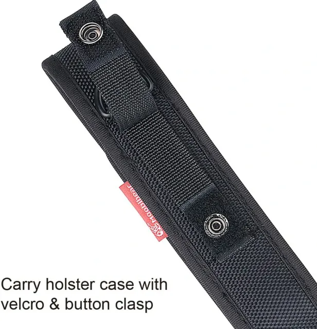 2-Pack Nylon Flashlight Holster for 5"-6.5" Tac Flashlight