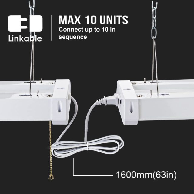 Linkable 4ft LED Utility Shop Light with Plug 1 Pack - Moobibear