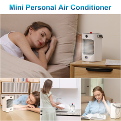 Rechargeable Portable Air Conditioner,  Mini Personal Air Cooler Fan with 3 Speed Modes