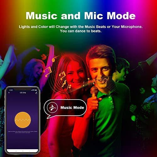 16.4FT/5M Smart WiFi LED Strip Lights For Home Interior Decoration
