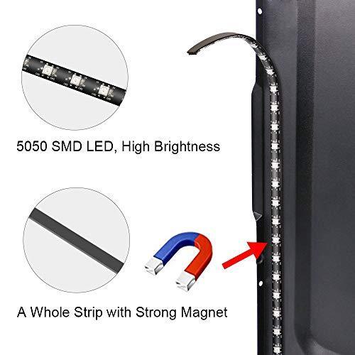 19.7in/50cm Magnetic RGB PC LED Strip Lights For Chassis Decoration