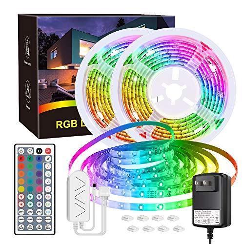 32.8FT/510M Music Sync LED Strip Lights with 44Key Remote