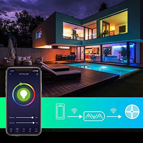 16.4FT/5M Smart WiFi LED Strip Lights For Home Interior Decoration