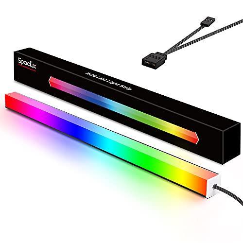 RGBIC Addressable RGB LED PC Light Strip Bar,
