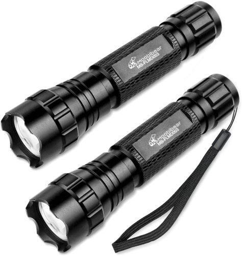 Ultra Bright Handheld  LED Tactical Flashlight with 5 Modes For Outdoor Activities