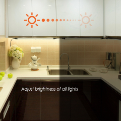 1800lm Dimmable Under Cabinet LED Lighting String Lights for Cupboard, Wardrobe Decoration