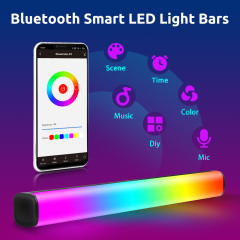 ORGED RGBIC Bluetooth Smart LED Light Bars with 6 Scene Modes and 4 Music Modes