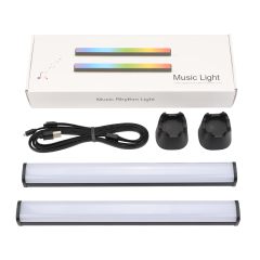 Double RGBIC Bluetooth Smart LED Light Bars with 6 Scene Modes and 4 Music Modes
