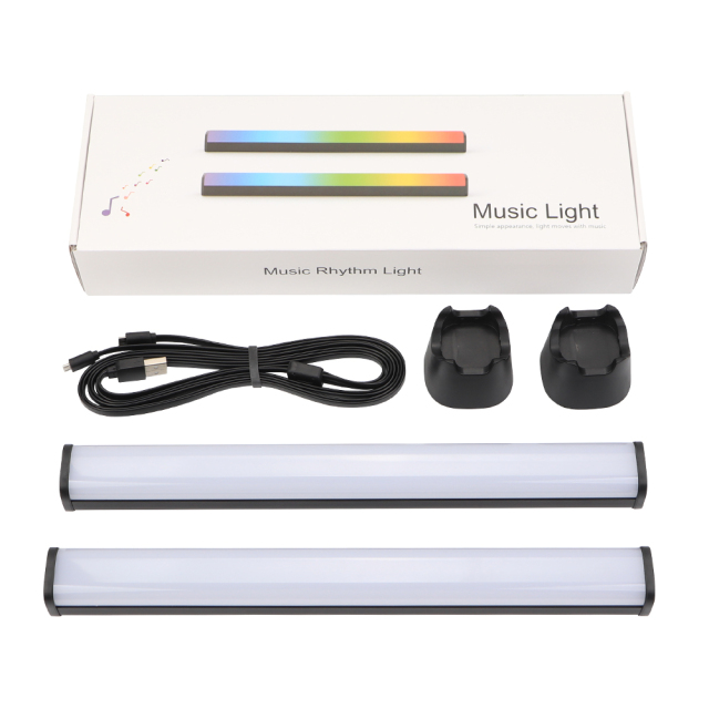 Double RGBIC Bluetooth Smart LED Light Bars with 6 Scene Modes and 4 Music Modes