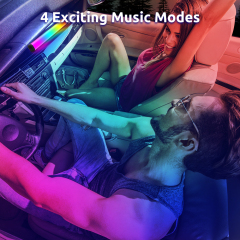 ORGED RGBIC Bluetooth Smart LED Light Bars with 6 Scene Modes and 4 Music Modes