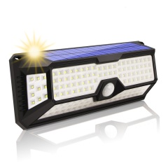 136 LED Wireless Solar Motion Sensor Light Outdoor