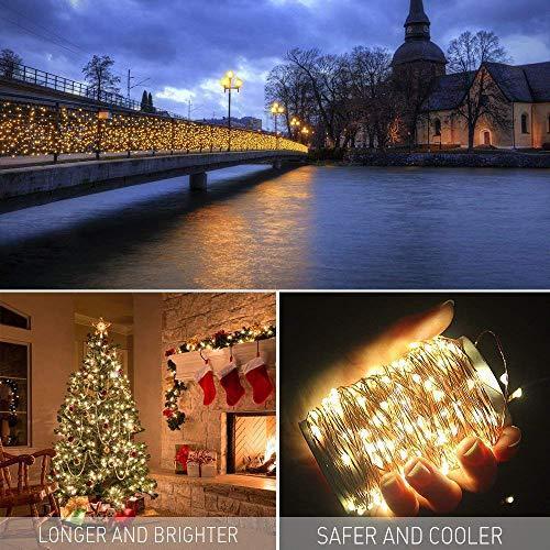 66FT USB Powered LED Fairy String Lights, Warm White