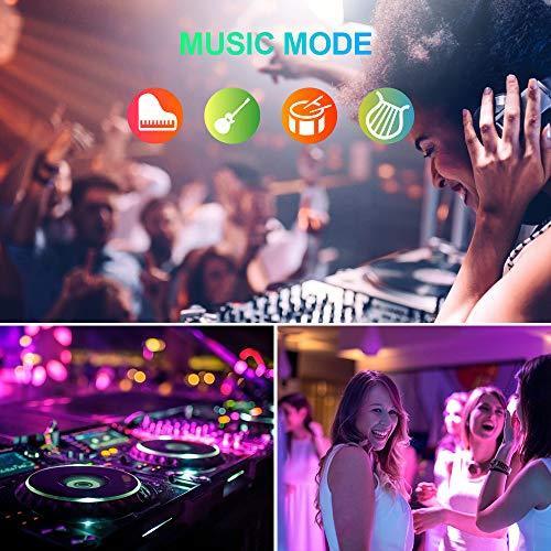 32.8ft/10M Music Sync Color Changing LED Strip Lights