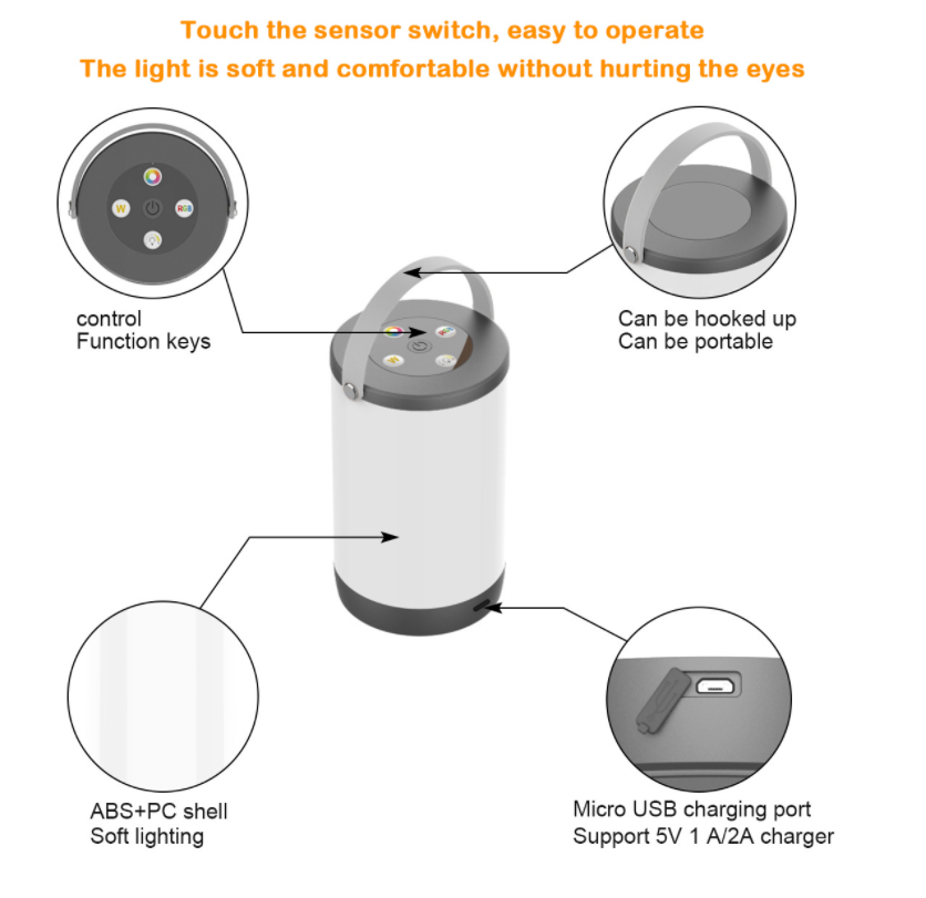 Feature Introduction Of Touch Control Table Lamp