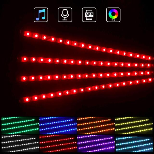 Bluetooth Car Interior Lights 72 LEDs