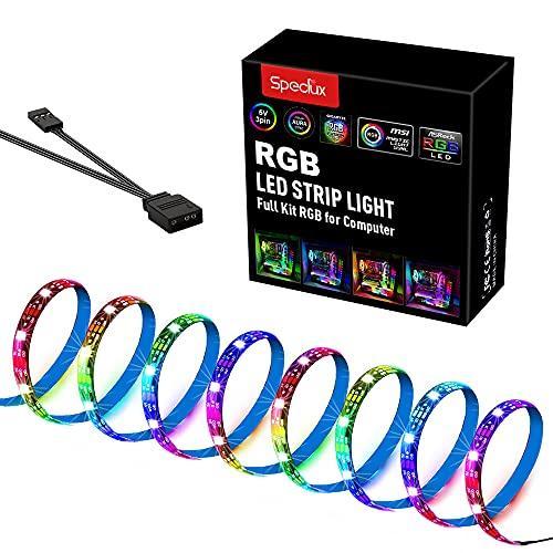 80in / 2M Addressable RGB PC LED Strip, 5V 3 Pin Header