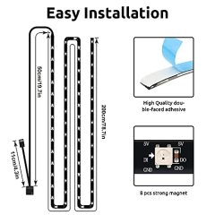 80in / 2M Addressable RGB PC LED Strip, 5V 3 Pin Header