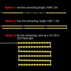 9.84ft Under Counter Strip Light for Kitchen, 1200lm 3000K Warm White