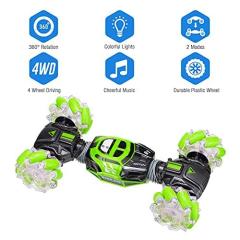 Smart Mini Watch Gesture Sensor RC Stunt Vehicles, Deformable Electric 4WD 2.4GHz Remote Control Car