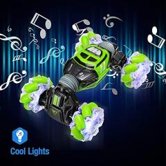 Smart Mini Watch Gesture Sensor RC Stunt Vehicles, Deformable Electric 4WD 2.4GHz Remote Control Car