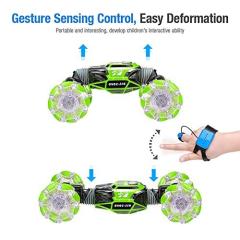 Smart Mini Watch Gesture Sensor RC Stunt Vehicles, Deformable Electric 4WD 2.4GHz Remote Control Car