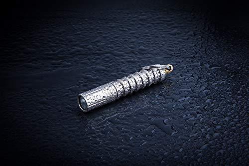 ORGED Beta Quick Release v2 Keychain LED Flashlight, Mini EDC Key Chain Flashlight, Multiple Light Modes, High CRI Pocket Flashlight (Nickel)