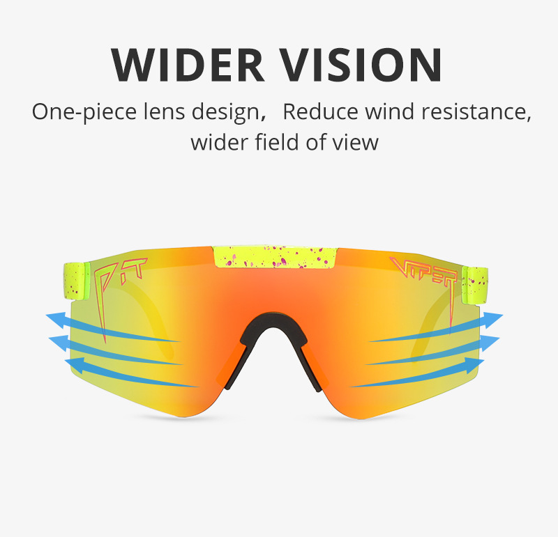 Pit-Viper Sunglasses, Pit-Vipers Polarized Cycling Glasses UV400 Outdoor  Windproof Sports Sunglasses for Women and Men