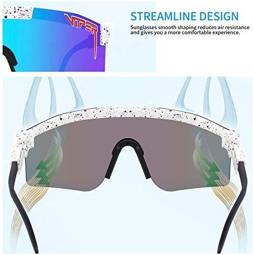 Pit-Viper Sunglasses, Pit-Vipers Polarized Cycling Glasses UV400 Outdoor Windproof Sports Sunglasses for Women and Men