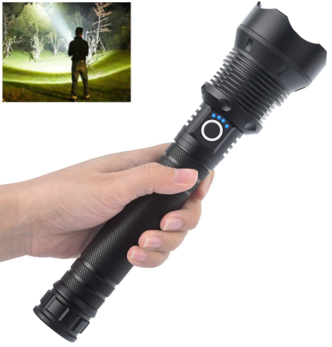 ORGED High Lumens Rechargeable Waterproof Super Bright LED Tactical Flashlights With USB