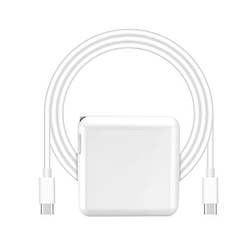 Replacement Mac Book Pro Charger, 87W USB C Power Adapter Compatible with 13/15 Inch After 2016, for Mac Book Air After 2018, Works with USB C 87W 61W 30W 29W, Include Charge Cable（5.91Ft）