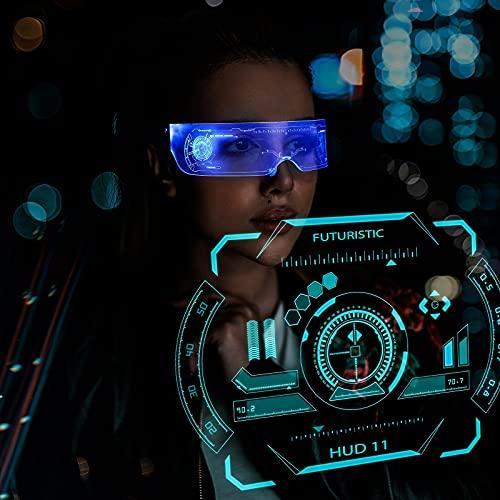 Futuristic style LED Glasses