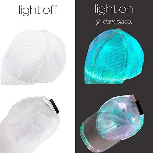Luminous LED Baseball Cap 7 Colors Glow Hat Unisex